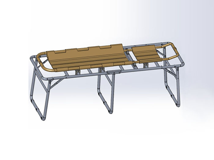 鏟式擔架及支撐架